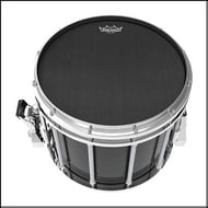 Remo Snare Batter White Max/Black Max Black Max 14 inch, Crimped, Ebony